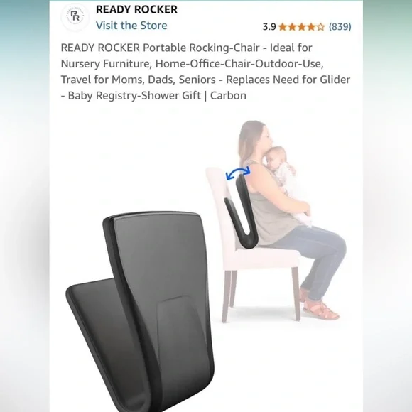 Portable Baby Rocker - Picture 2 of 3